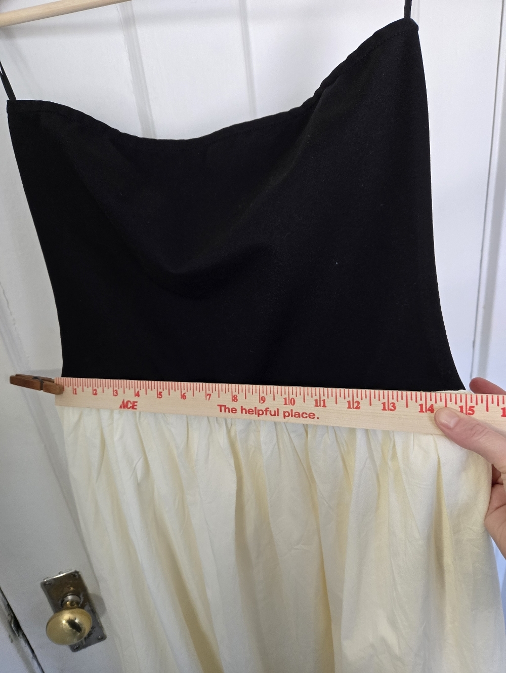 Paper Heart NWT Womens Strapless Maxi Dress Size M Balletcore Euro Summer Dance - Picture 11 of 12